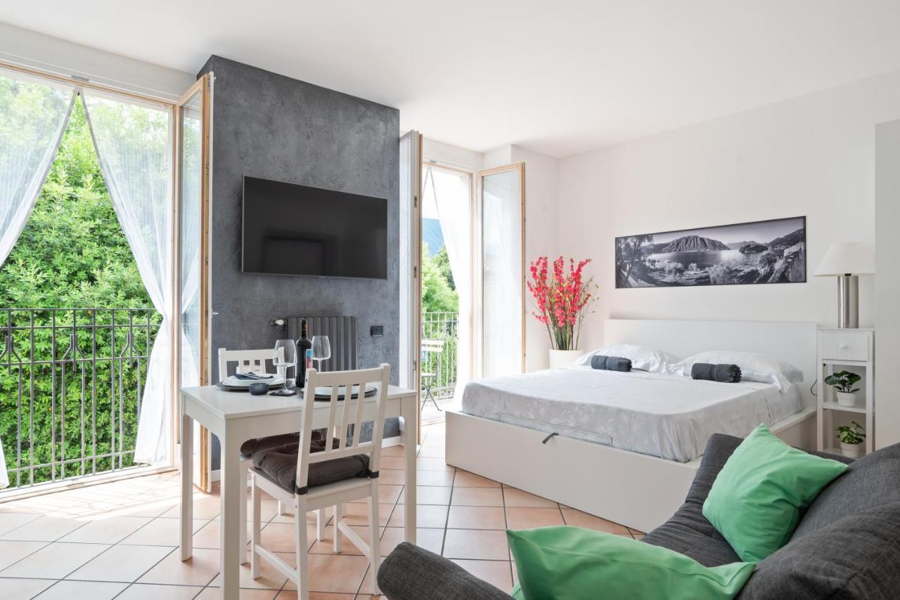 Lake Como Studio With Balcony And Private Parking Ossuccio Exterior foto
